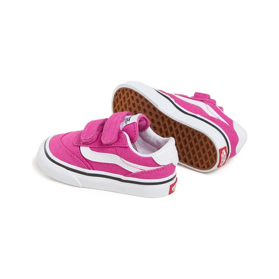 Кроссовки детские с липучкой Brooklyn Ls V Vans, Черный — фото 3