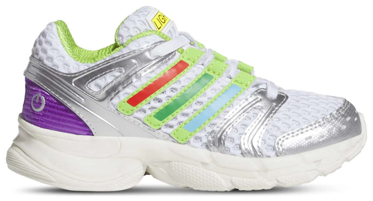 Кроссовки для мальчиков Adistar Control 5 Adidas, цвет Ftwr White/Solar Slime/Silver Mtlc