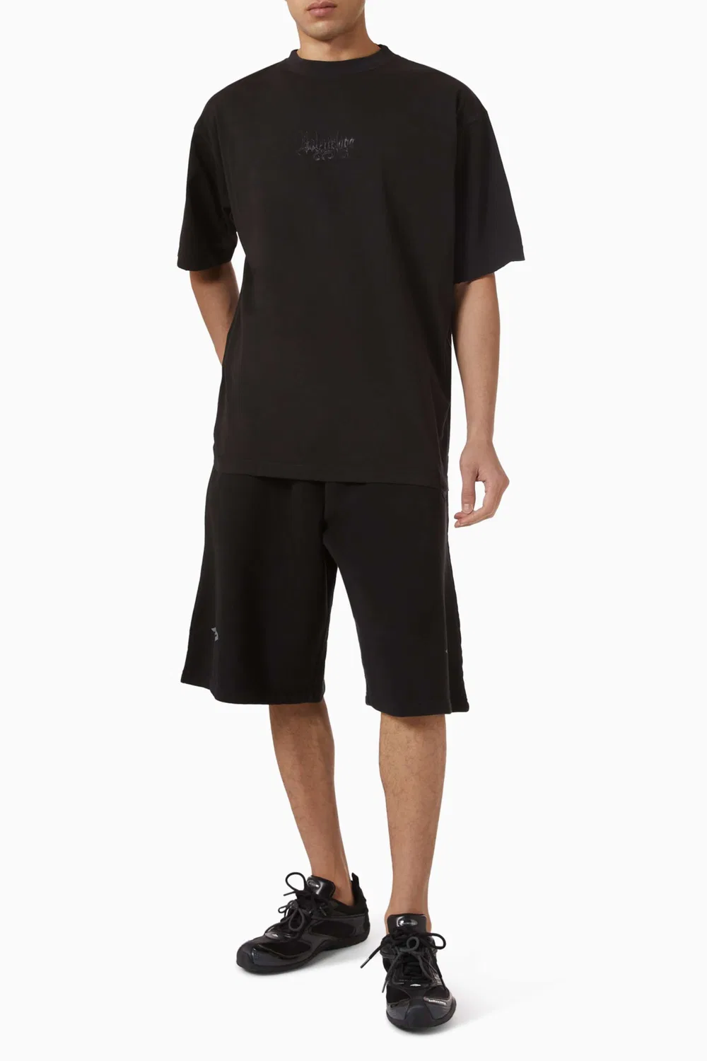 Футболка с принтом Sketchy Medium Fit Balenciaga — фото 3