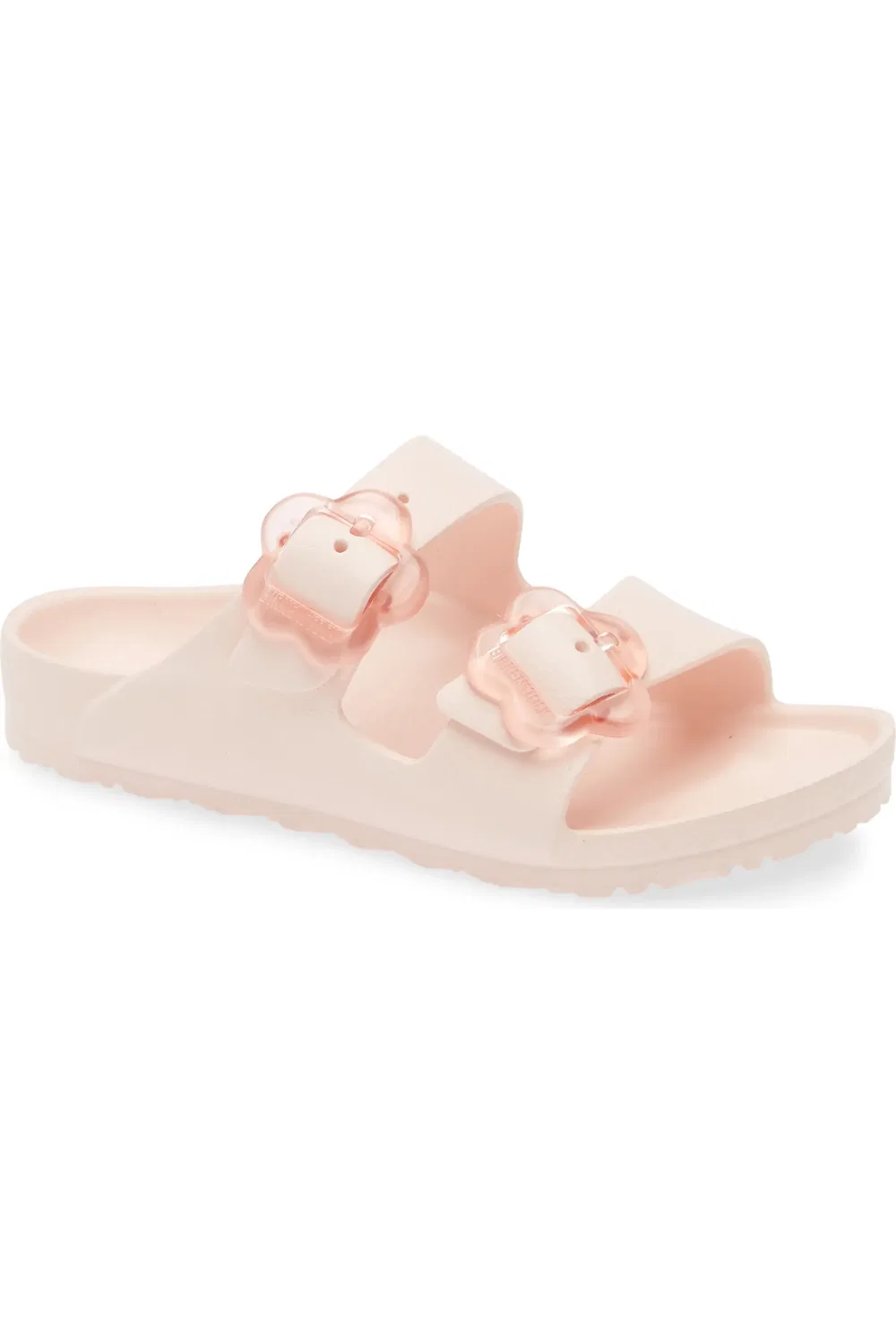 Сандалии детские с цветочной пряжкой Arizona Birkenstock, Light Rose