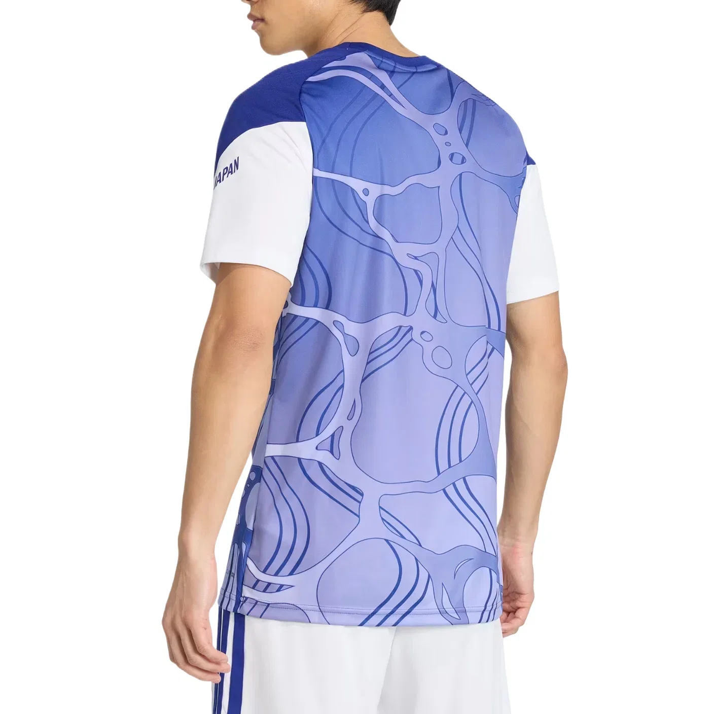 Мужская футболка Japan Home Pre-Match Jersey Adidas, синий — фото 3