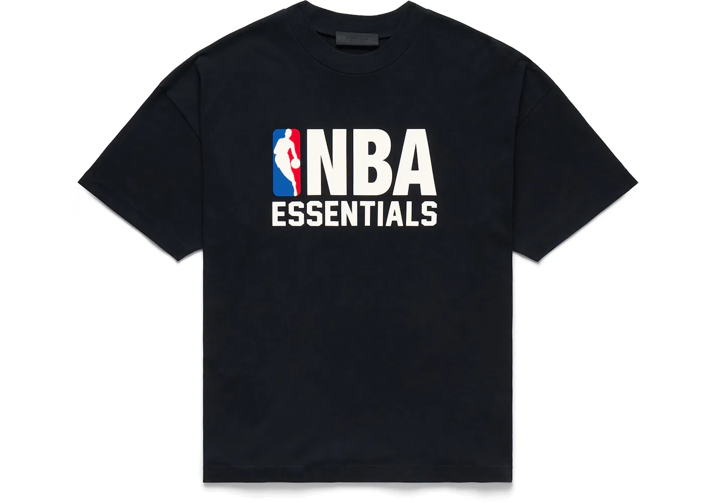 Мужская футболка с принтом Fear of God Essentials NBA Tee Fear of God, Black