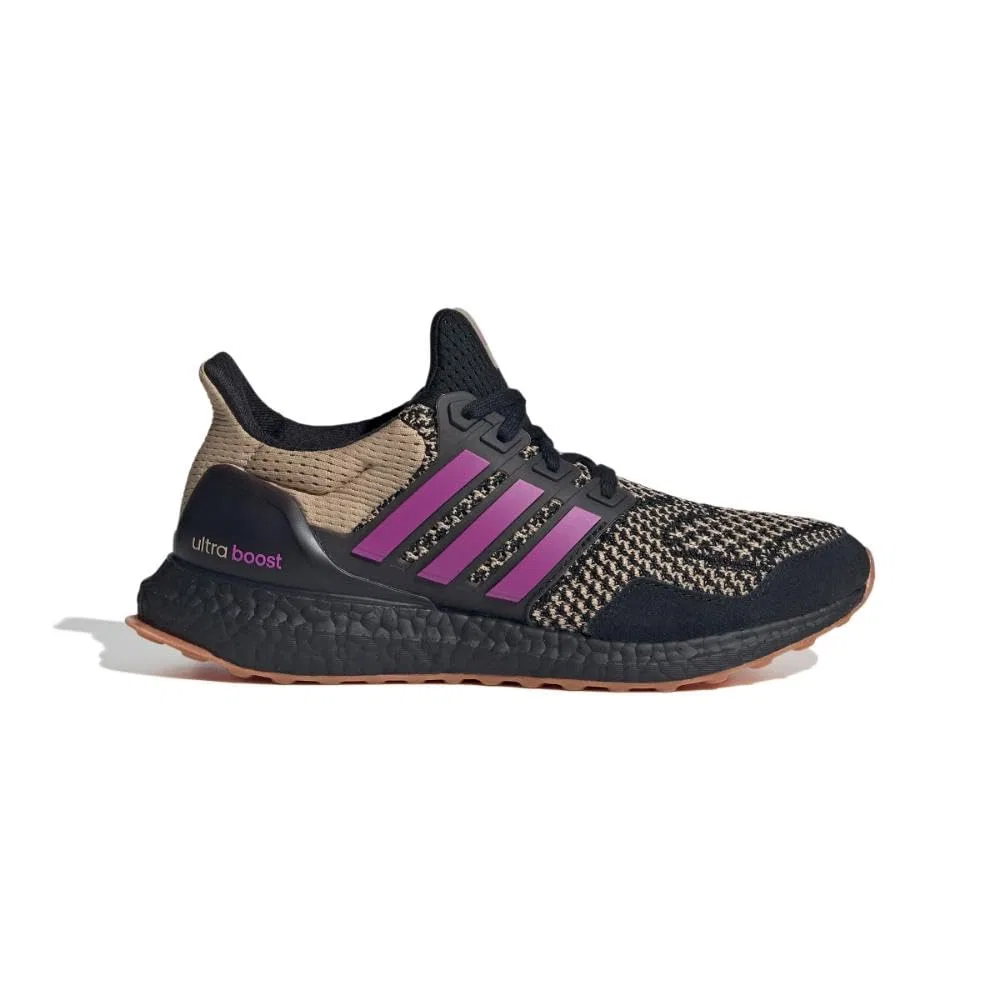 Детские кроссовки без шнурков Ultraboost 1.0 Adidas, Hot Sandstone Burst Purple Black — фото 4