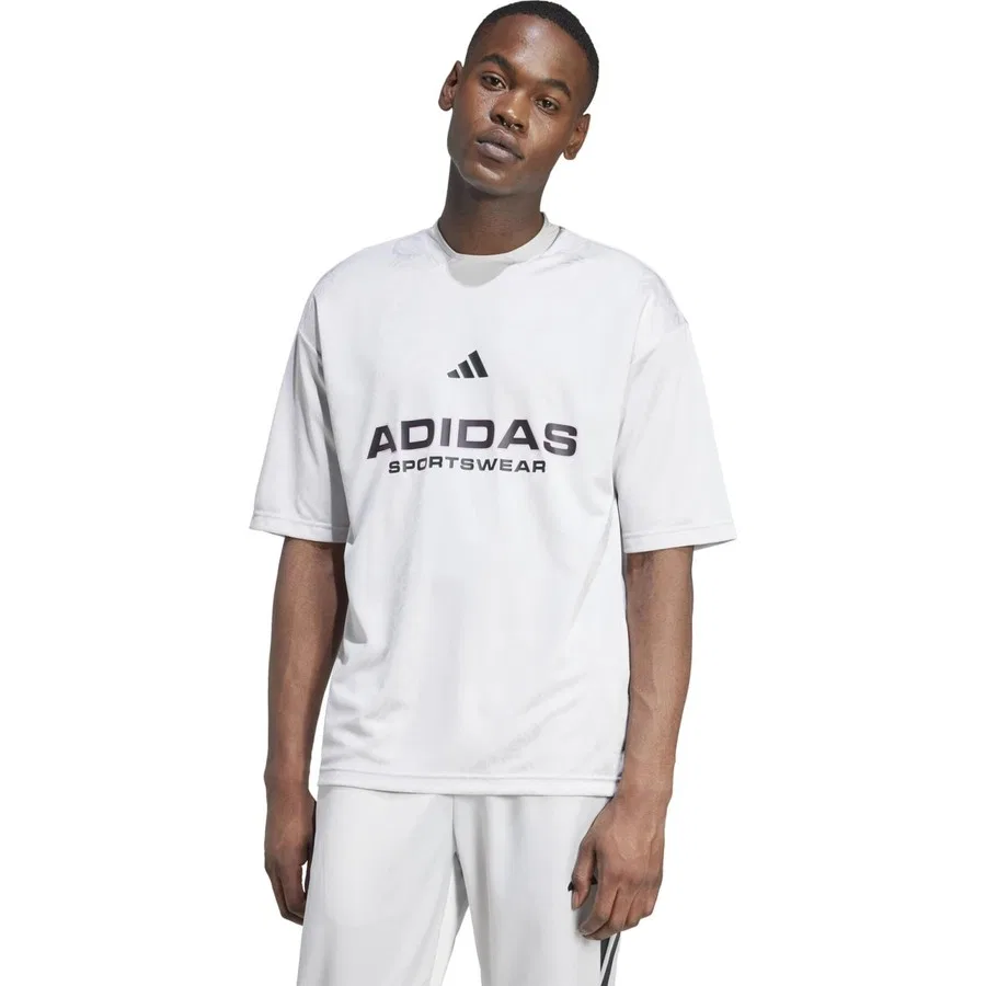 Футболка свободного кроя с круглым вырезом Common Goal adidas, Серый