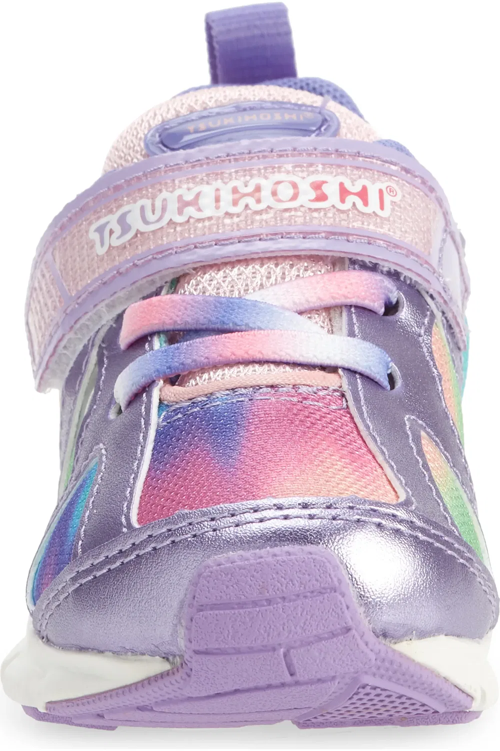 Детские кроссовки на плоской подошве Rainbow Tsukihoshi, Lavender/Multi — фото 4