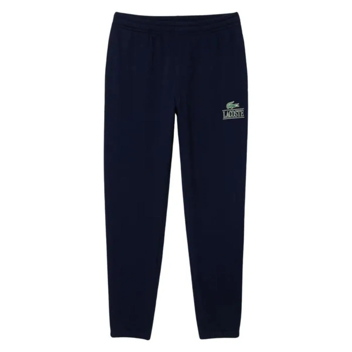 Мужские спортивные штаны с принтом Signature Lacoste, Цвет: Grau / Navyblau
