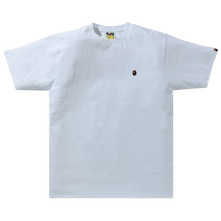 

Футболка BAPE Ape Head One Point Tee 'White', белый
