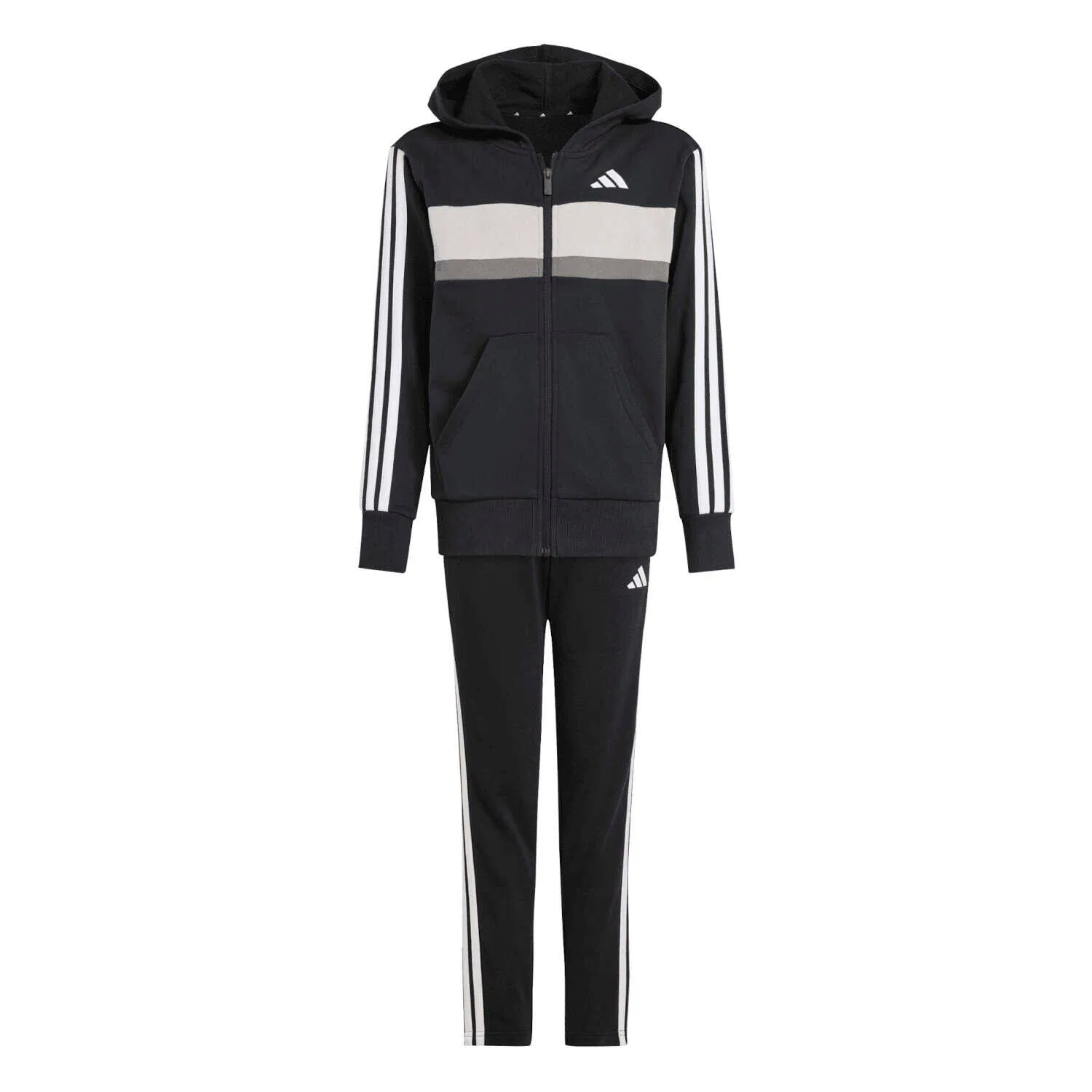 Детский спортивный костюм с тремя полосками Seasonal Essentials Tiberio 3-Streifen adidas, Schwarz