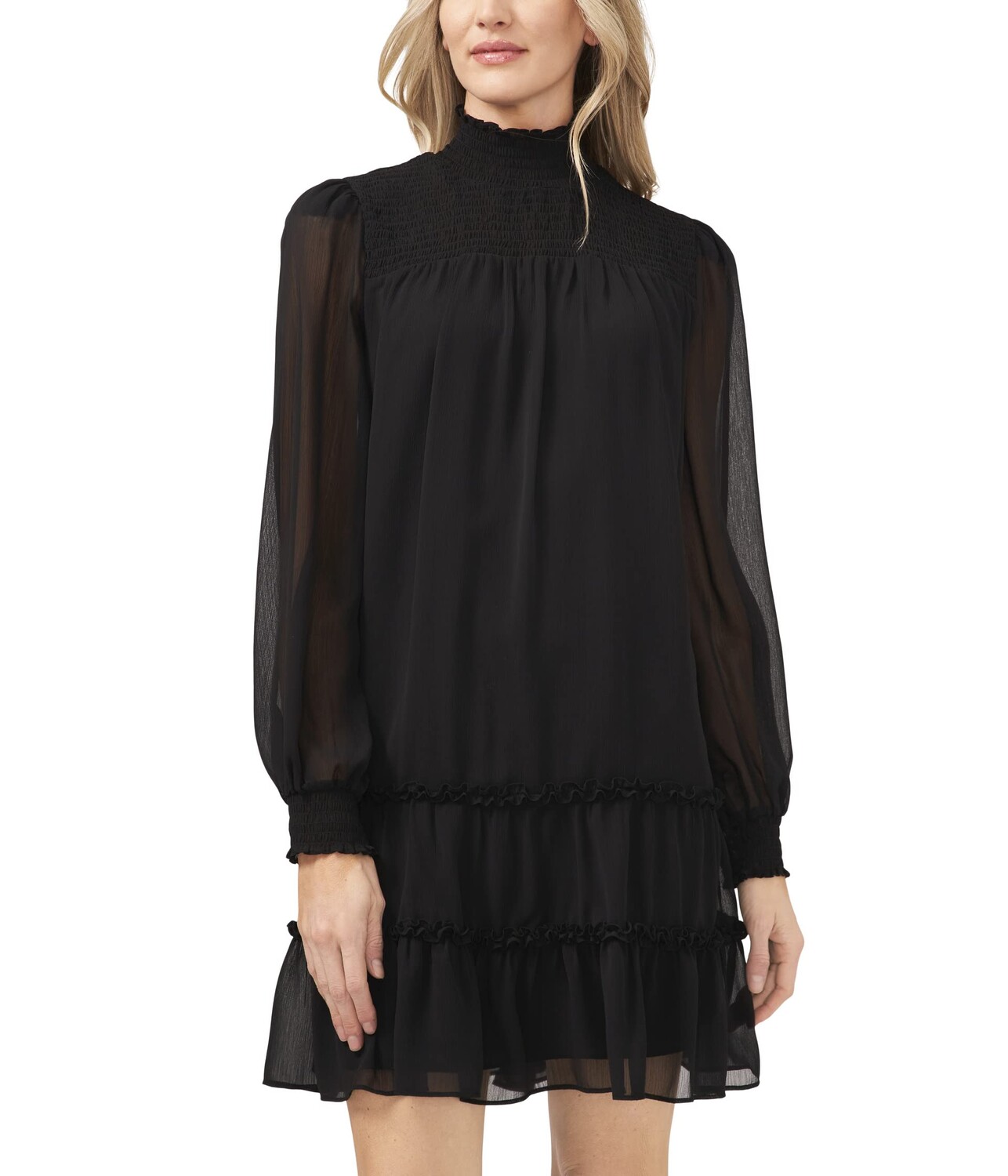 

Платье CeCe, Long Sleeve Yoryu Ruffled Dress