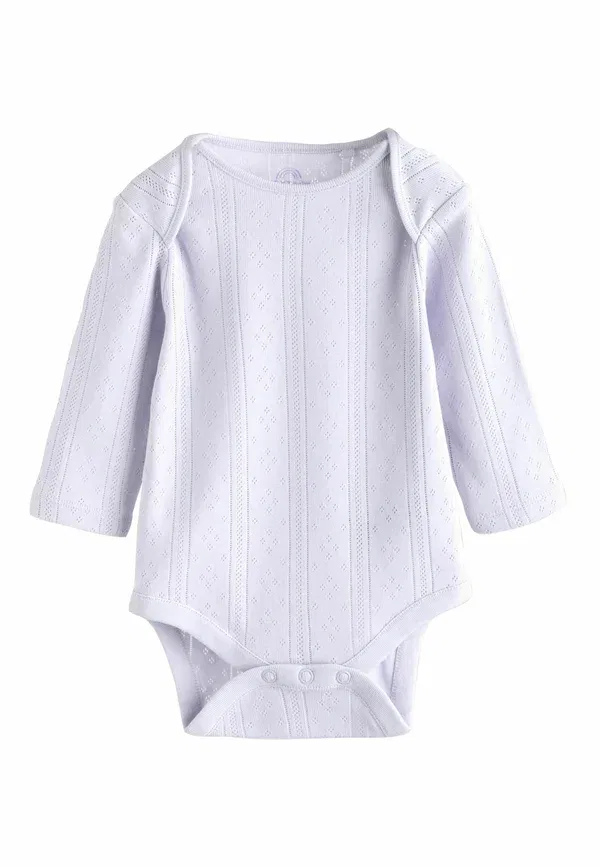 Комплект из 5 боди с длинным рукавом, хлопок Regular fit - long sleeve 5 pack - body Next, Purple, фиолетовый — фото 3