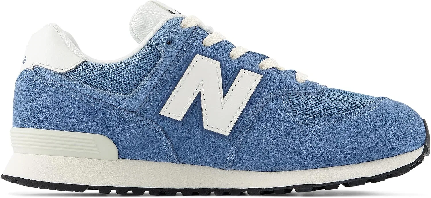 Детские кроссовки на шнуровке 574 V1 New Balance, Heron Blue/Sea Salt — фото 3