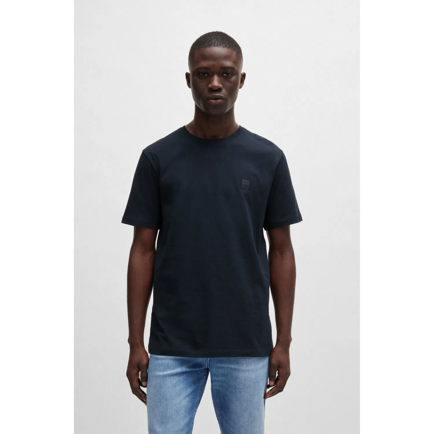 Детская футболка с вышивкой BOSS ORANGE, Dark Blue
