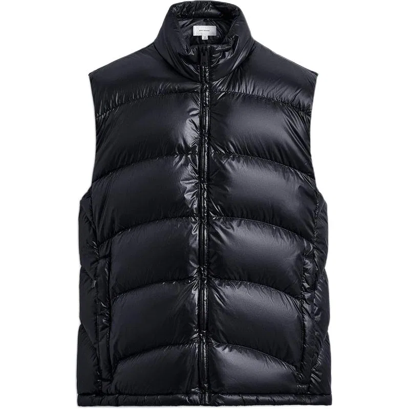 Мужской жилет утепленный с воротником-стойкой Deep Sea Blue ZARA, Deep Sea Blue