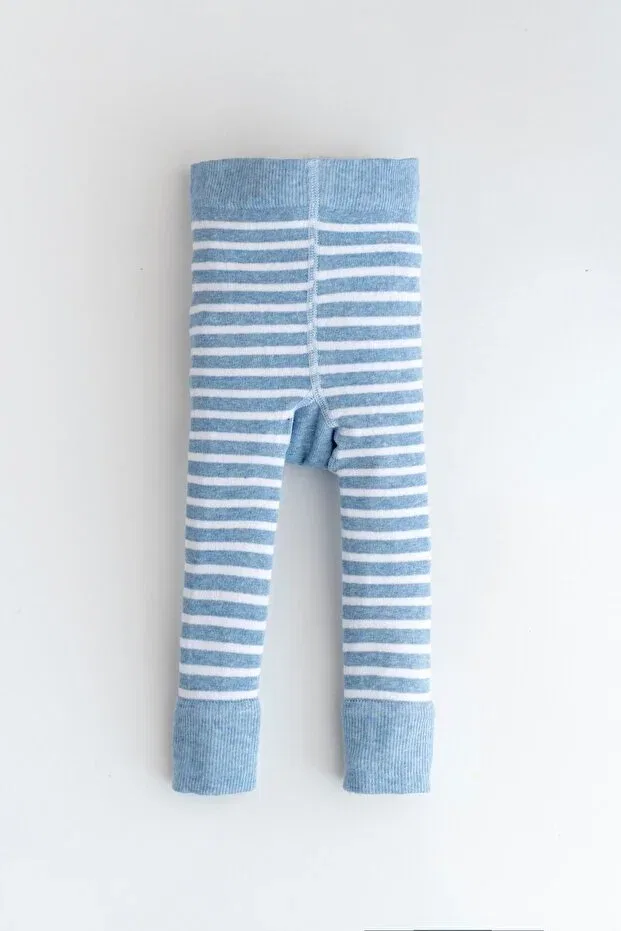 Детские леггинсы для девочек с принтом Duck patterned Nou Nou, Blue — фото 3