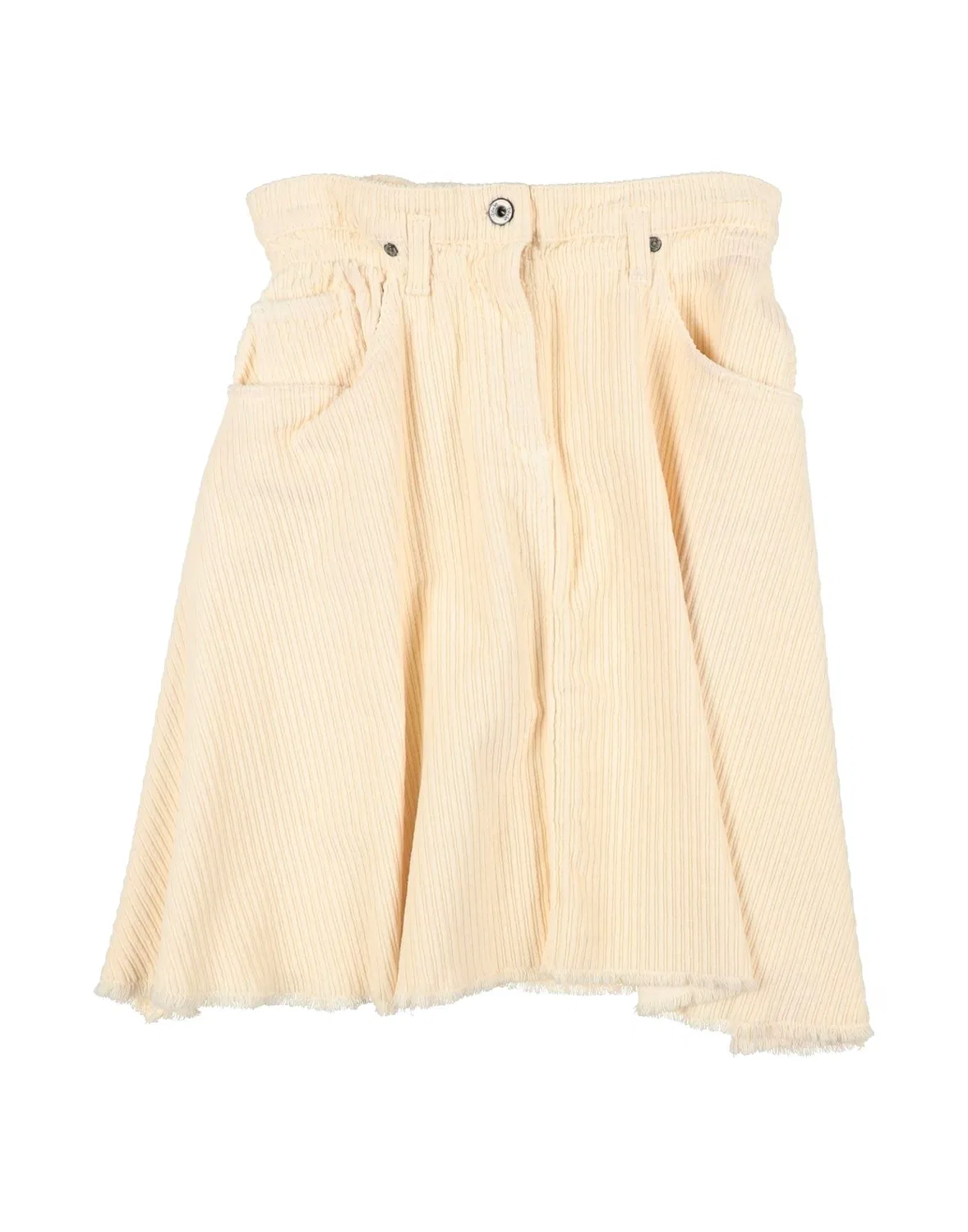Детская юбка для девочек из вельвета Corduroy Dixie, кремовый