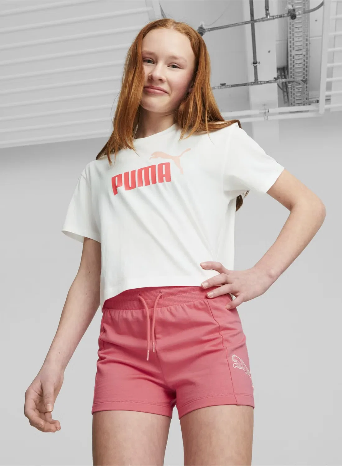 Шорты с принтом Power Puma, лавандовый