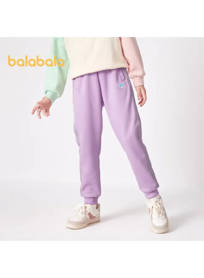 Штаны детские с начесом для девочек Balabala, розовый