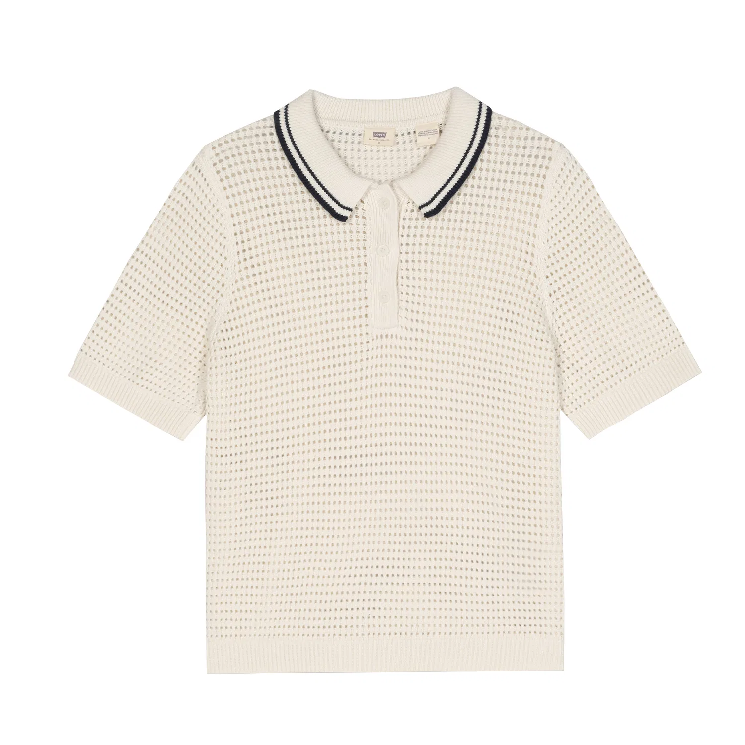 Поло женское, прямой крой, Levis, Ecru