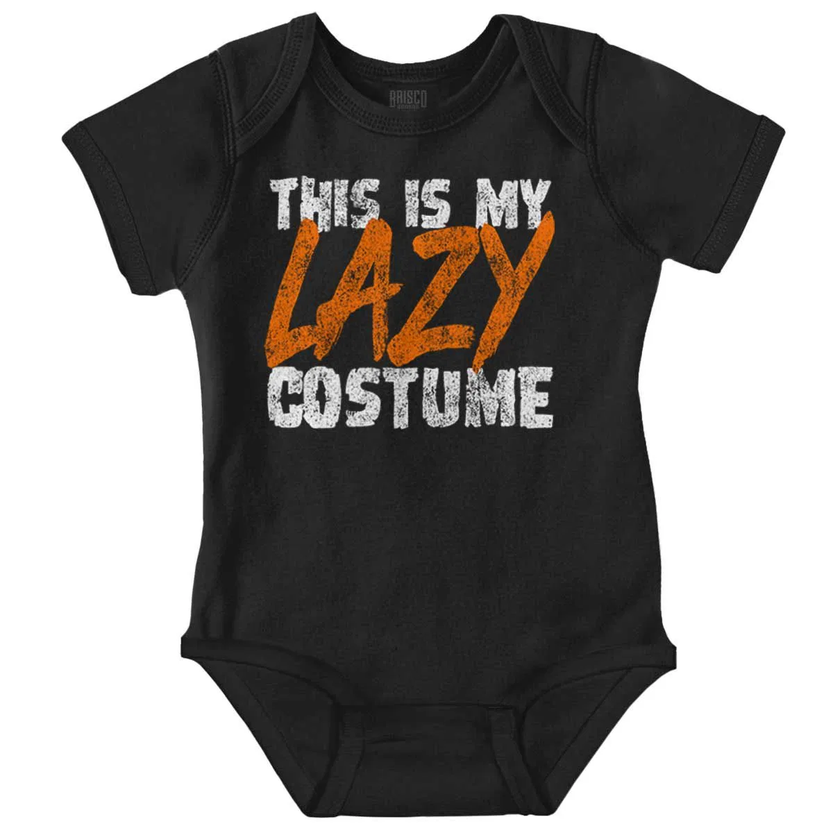 Детский боди-комбинезон с принтом This Is My Lazy Halloween Costume Brisco Brands, Black
