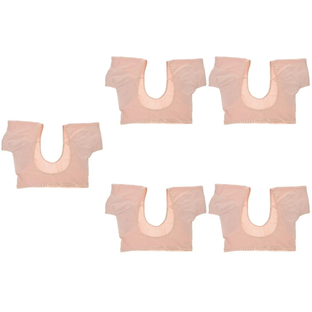 Топ для защиты от пота, 5 шт, JECOMPRIS, Size L, Skin Color