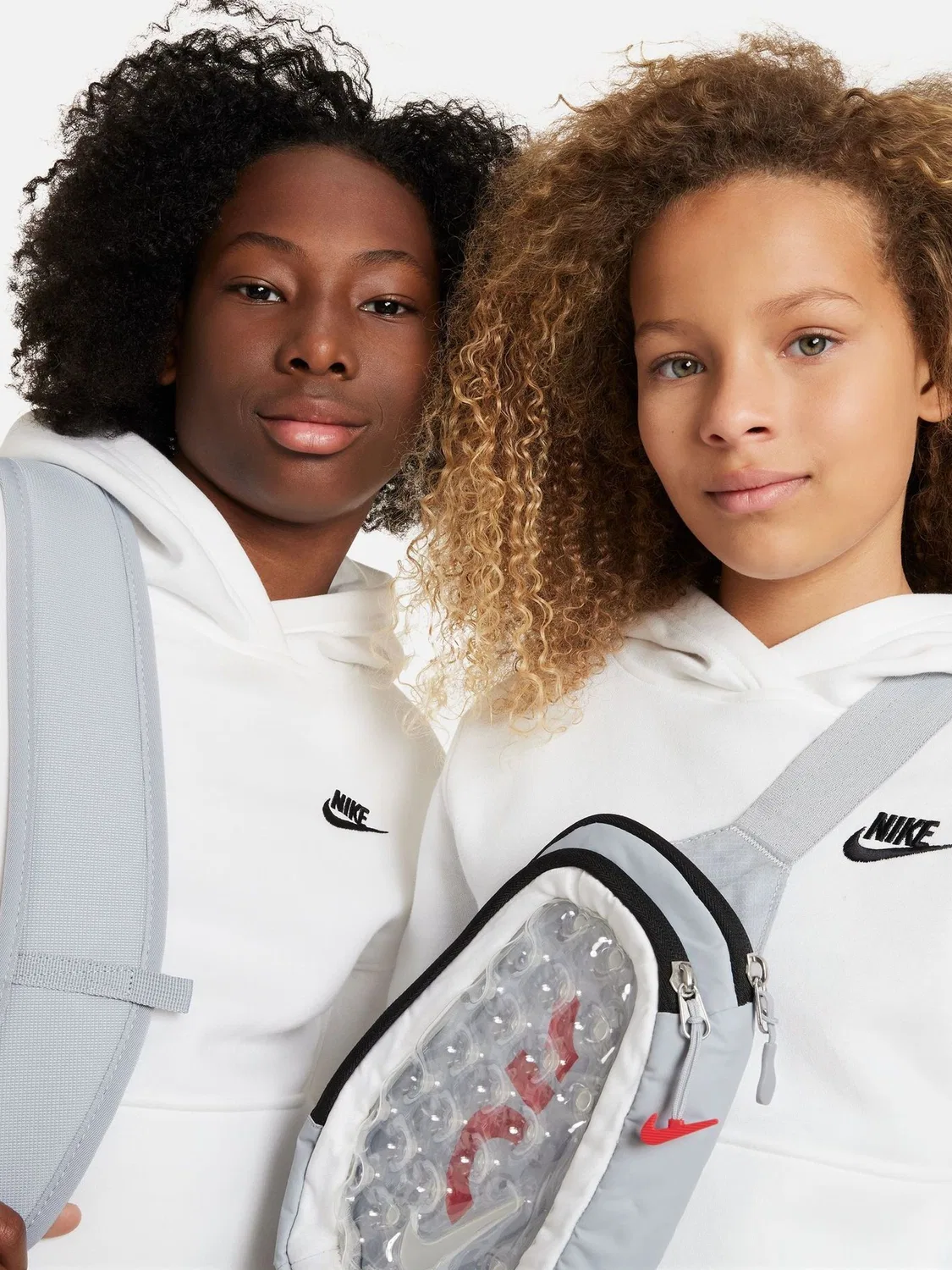 Худи Nike Club Fleece, белый — фото 4