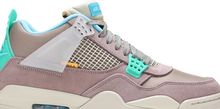 Кроссовки Union LA x Air Jordan 4 Retro Taupe Haze, загар — фото 2