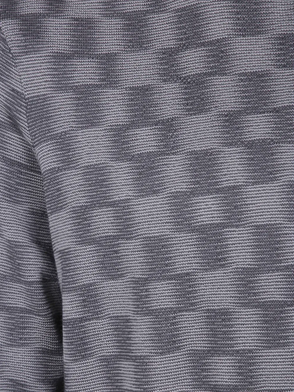 Вязаный джемпер из натуральной шерсти Signature Capsule EMPORIO ARMANI, серый — фото 3