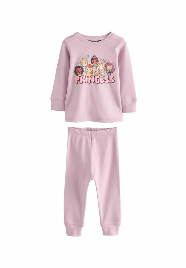 Пижамный комплект из хлопка Disney Princess Regular Fit Next, mauve cream, сиреневый/кремовый — фото 2