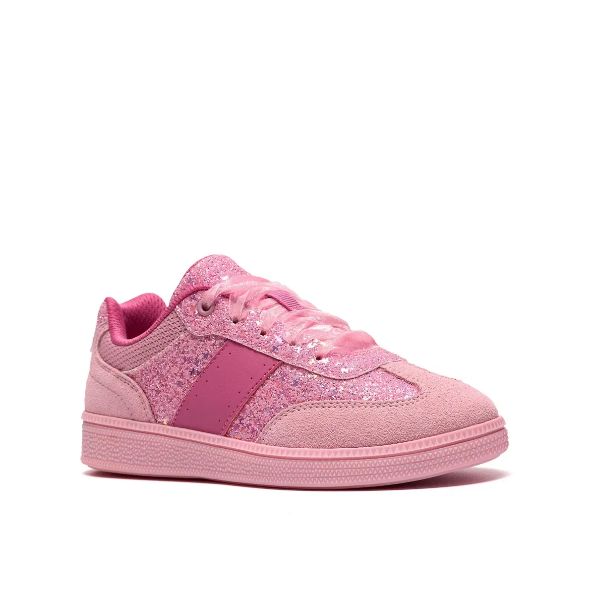 Детские кроссовки Cypresslace Clarks, Pink Sparkle — фото 4