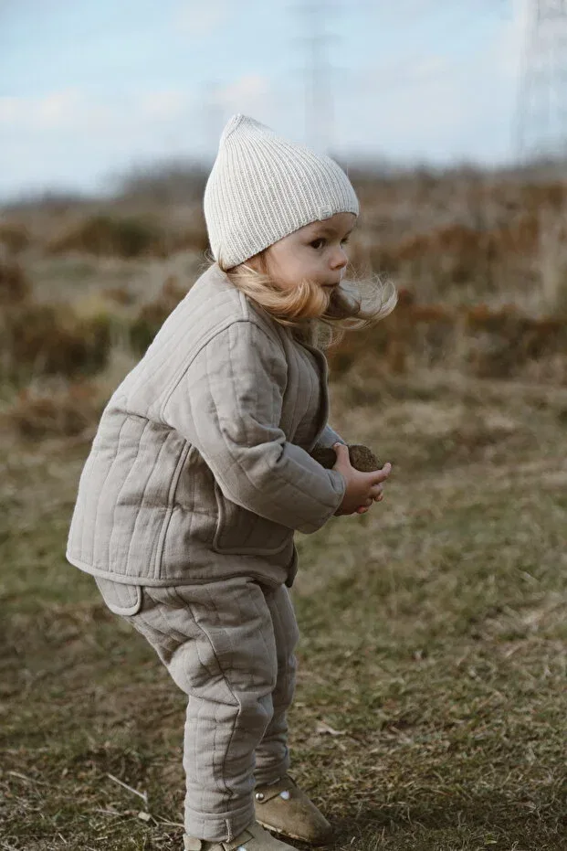 Стеганая куртка из муслина Bienvenu Baby — фото 4