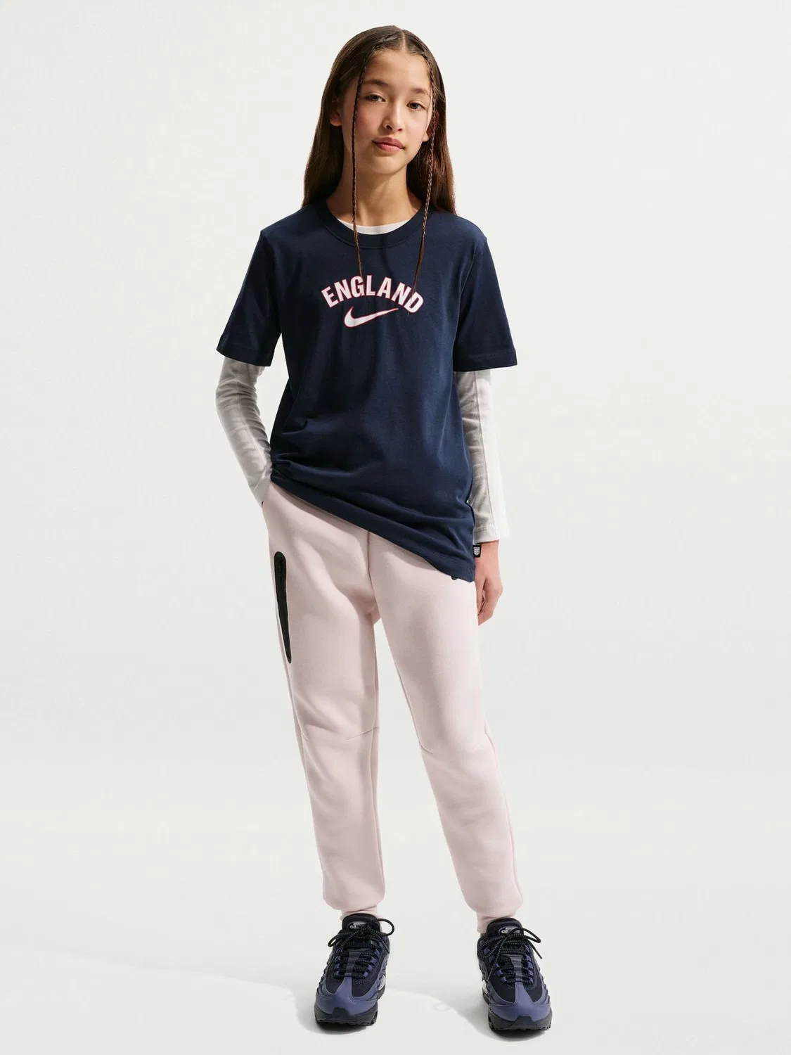 Футболка Nike England Wordmark, синяя