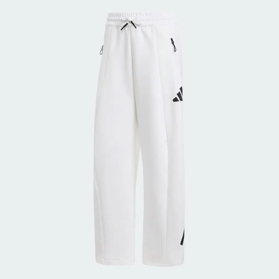 Спортивные брюки с завязкой Z.N.E. adidas, Белый — фото 4
