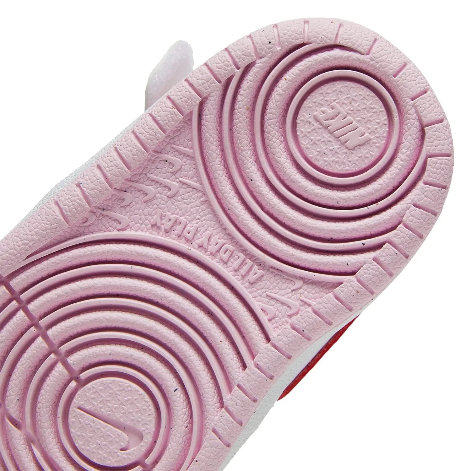 Детские кроссовки для мальчиков с принтом Court Borough Low 2 Se NIKE, White Pink Foam — фото 4