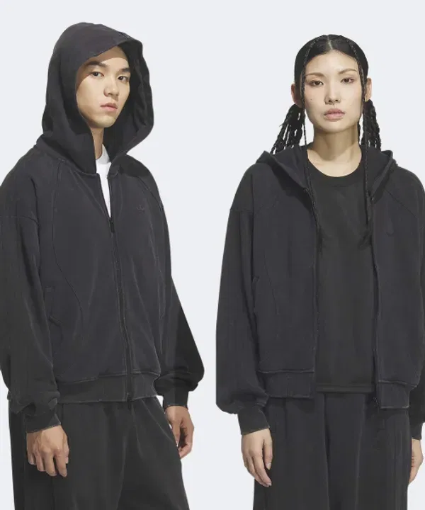 Худи на молнии Teamgeist, Adidas, черный