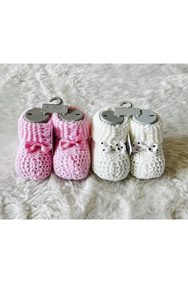 Детские пинетки с принтом Леопард Kuzum Bebe, Pink Ecru Anne Dokunuşu Gibi Kuzum Bebe