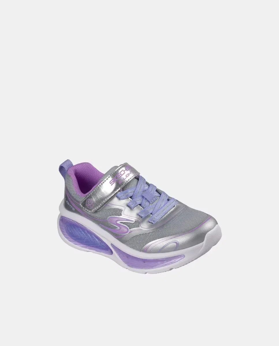 Детские кроссовки для девочек с подсветкой Skechers, Plata — фото 2