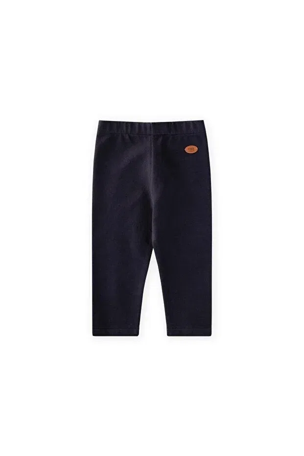 Детские леггинсы для девочек с начесом Cigit, Navy Blue