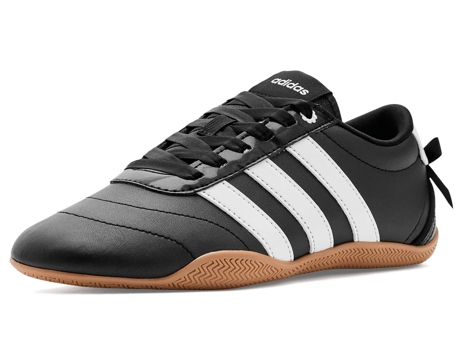 Кроссовки Grand Court Low (для больших детей) Adidas Kids, Black/White/Yellow