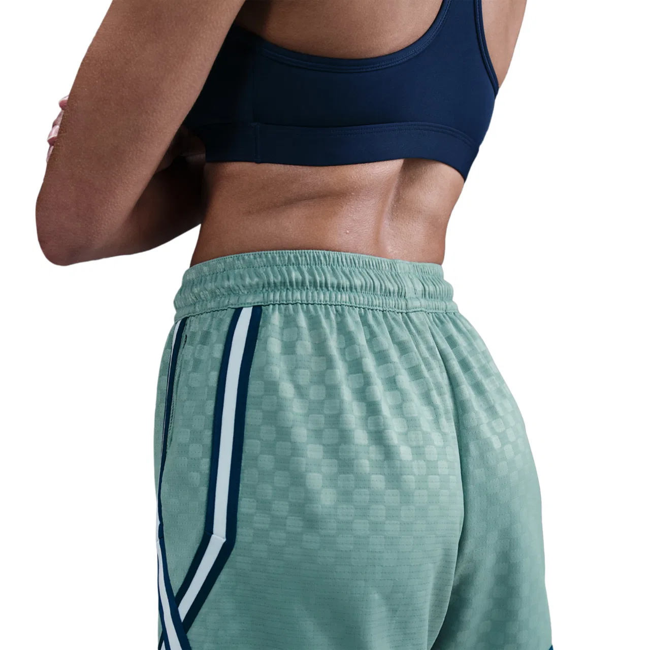 Женские шорты Nike Dri-FIT Crossover, Cannon/Blue Force/White — фото 4