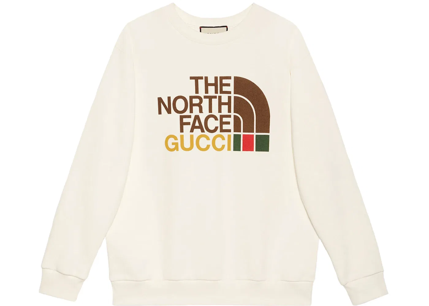 Женский свитшот оверсайз Gucci x The North Face, White
