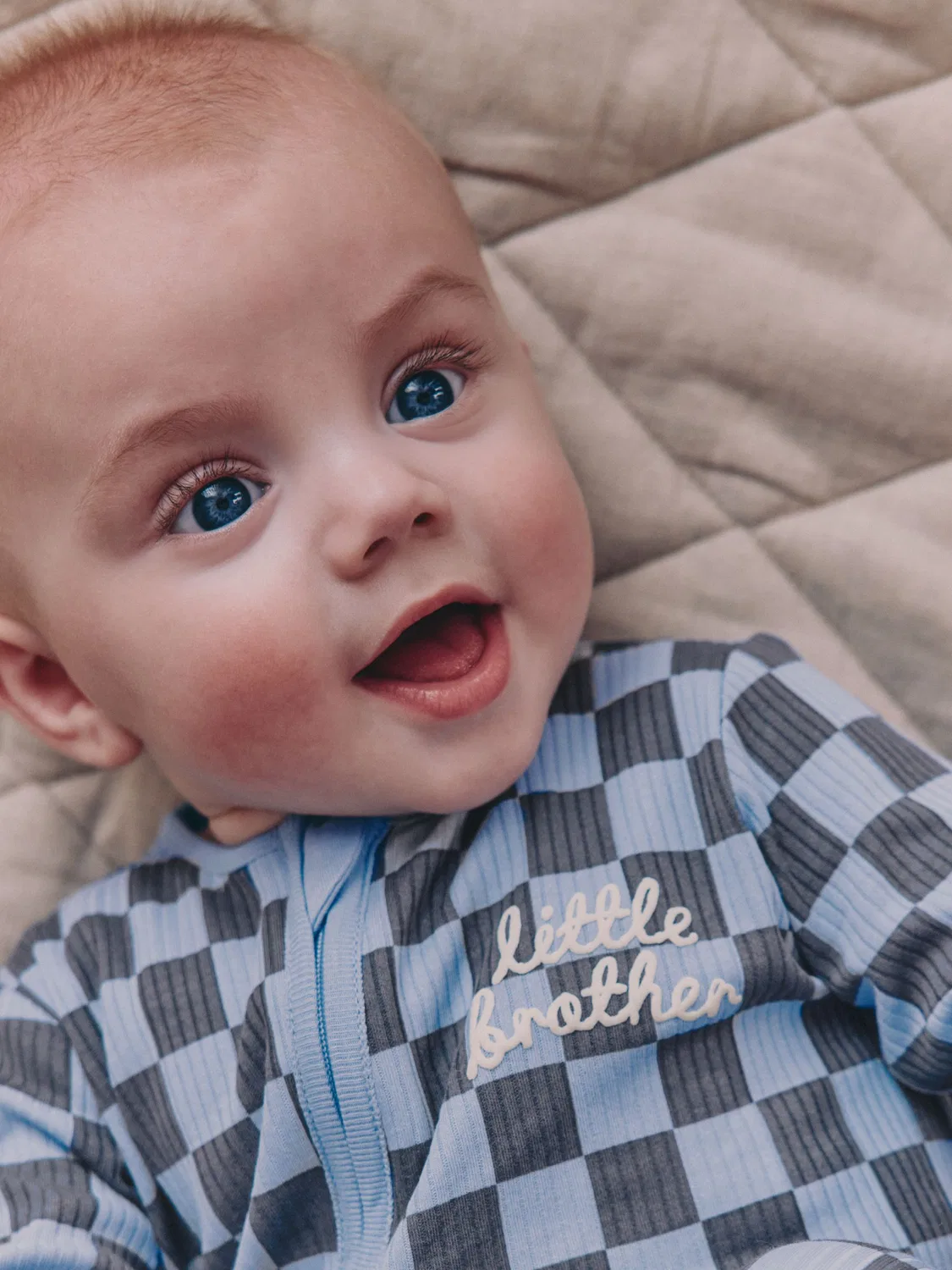 Боди-слип с принтом Little Brother Next, синий — фото 3