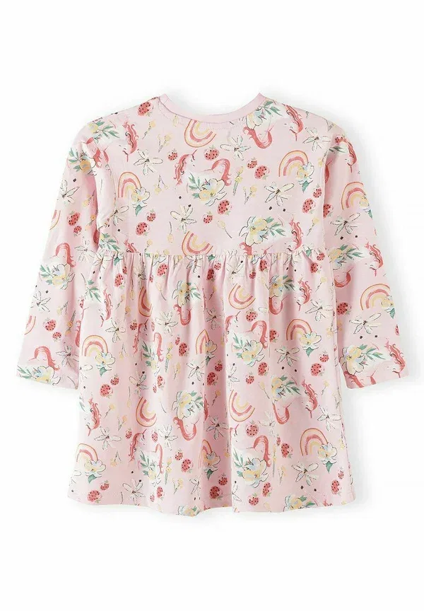 Платье с принтом Jersey dress Minoti blue/pink, синий/розовый — фото 4