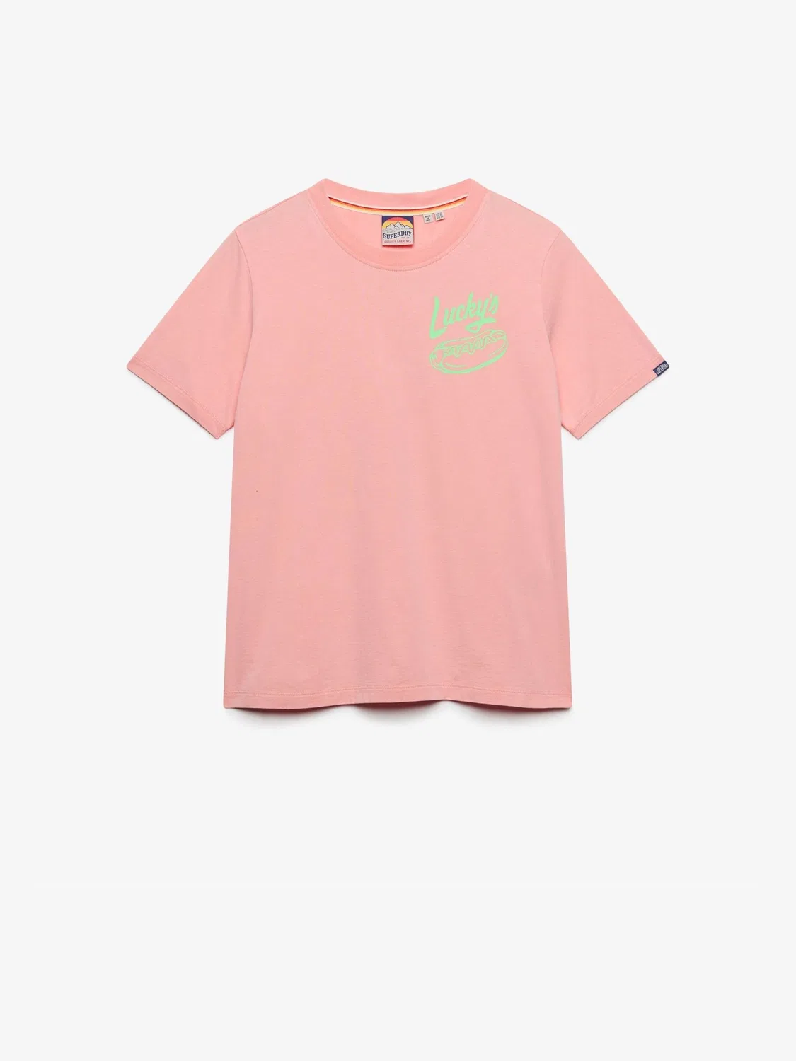 Футболка свободного кроя Roadside Trade Relaxed Superdry, розовый