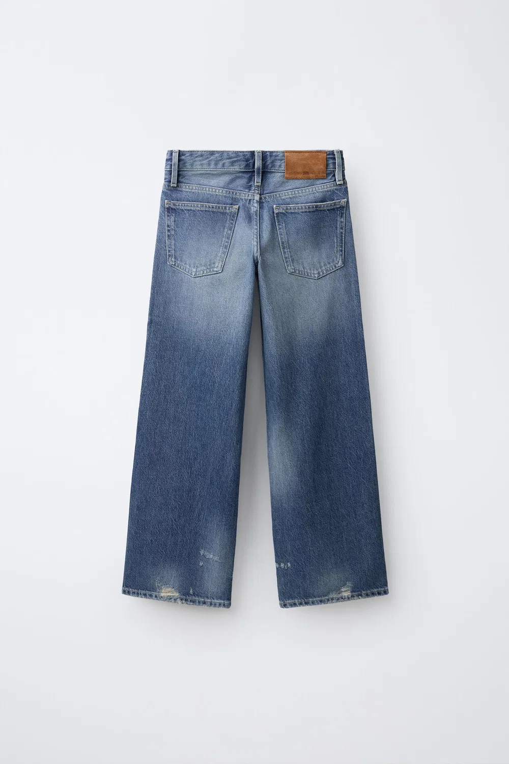Джинсы WIDE-LEG ZARA, Mid-blue — фото 2