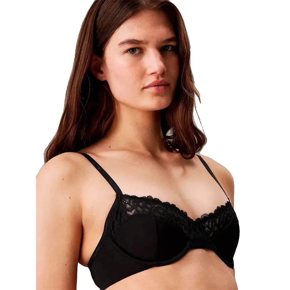 Женский бюстгальтер-балконет с мягкой чашкой CK Attraction Calvin klein, Black