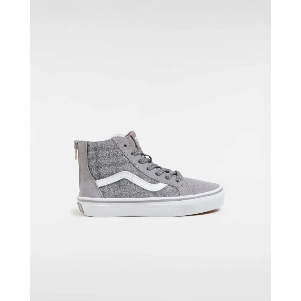 Детские кроссовки для мальчиков на шнуровке с молнией Sk8-Hi Zip Vans