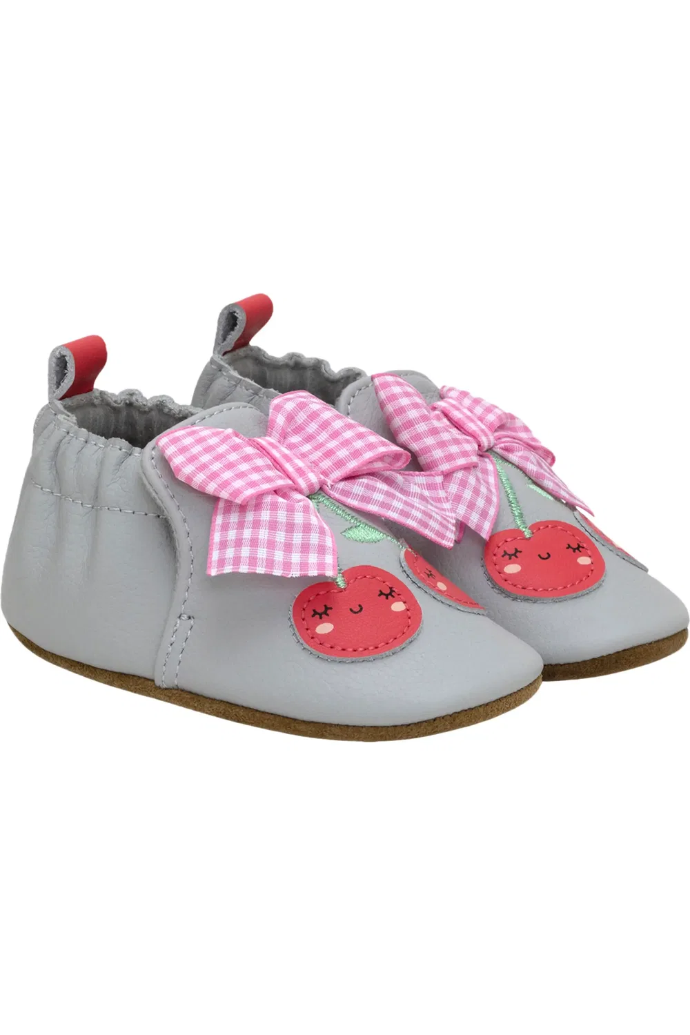 Детские туфли-пинетки на мягкой подошве Cherry Cute Robeez, серый