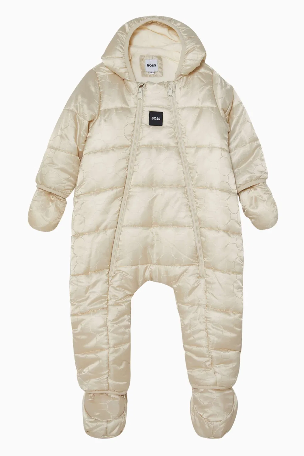 Комбинезон зимний с принтом логотипа BOSS Kidswear