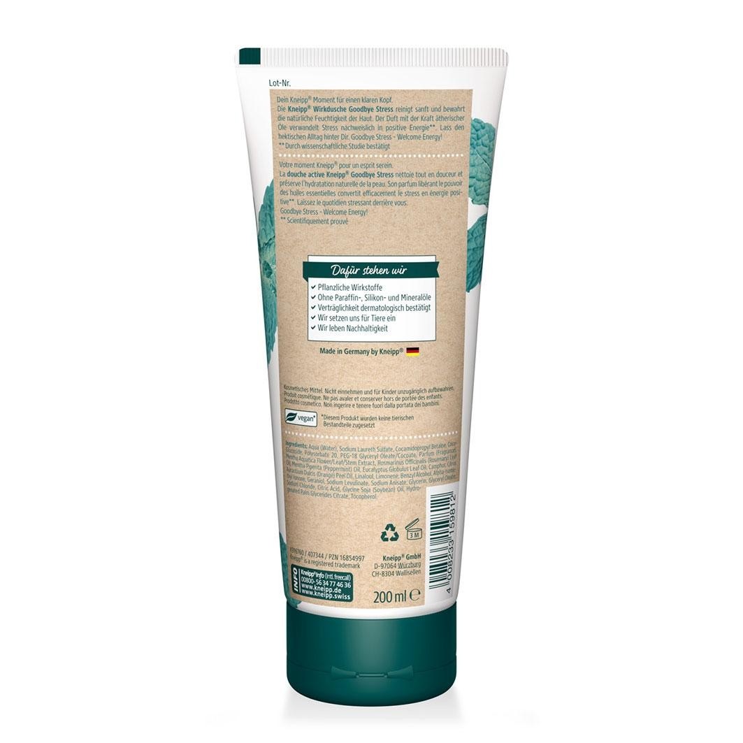 Гель для душа wirkdusche goodbye stress Kneipp, объем 200 мл — фото 2