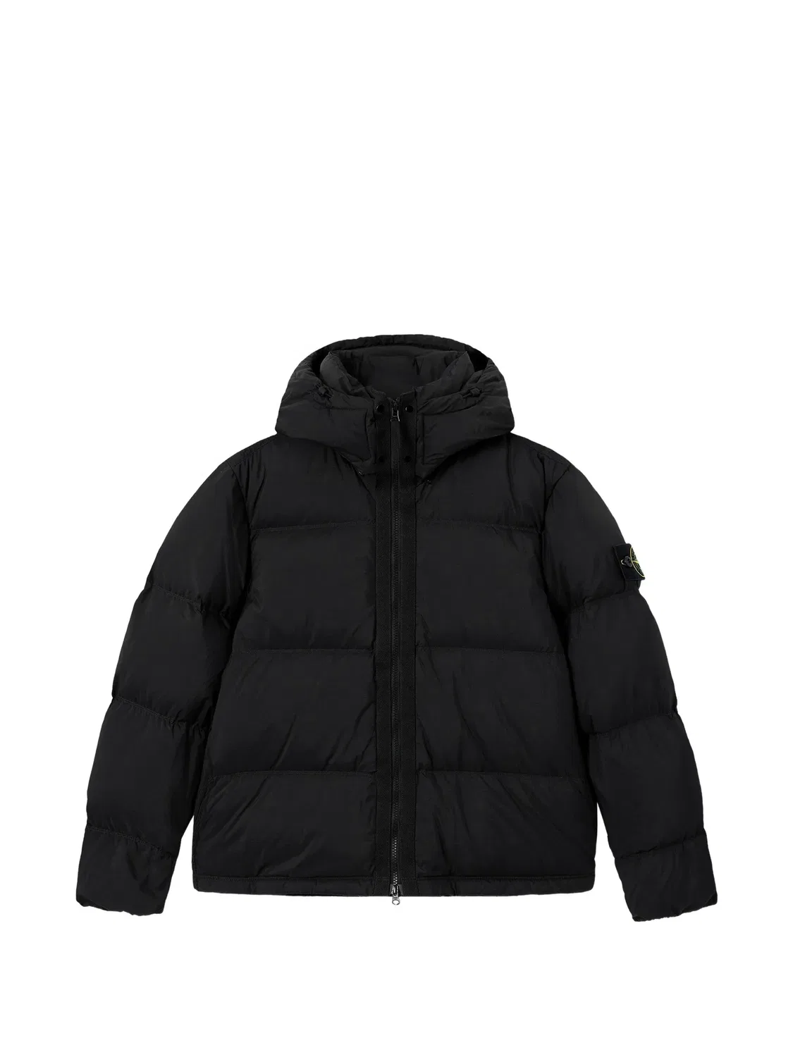 Стеганая куртка из рипстопа Cordura Stone Island, черный